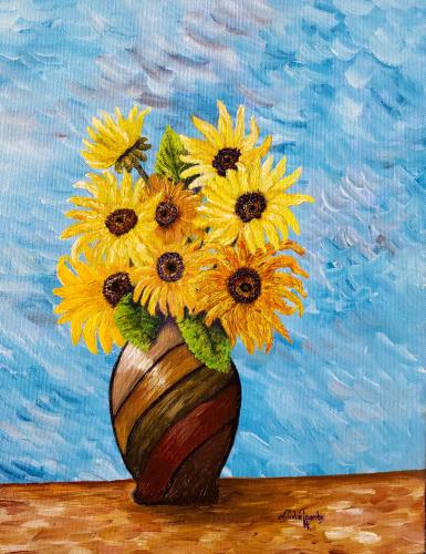 Sunflowers in a Vase